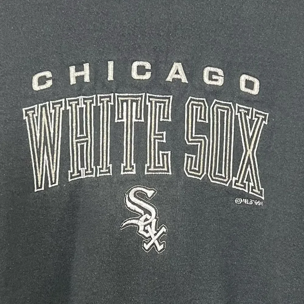 Vintage 90’s Chicago White Sox Black Sweatshirt Baseball MLB Unisex Size M